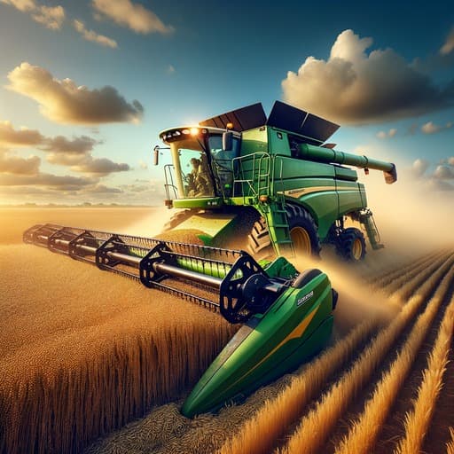 Vistoria de maquinário agrícola